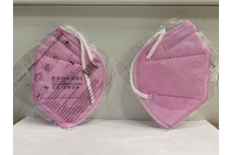 Kadi Mascarilla FFP2 Rosa 5 Capas 1ud