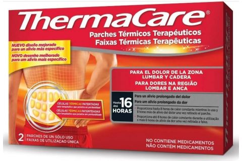 Thermacare Zona Lumbar y Cadera 2 Parches