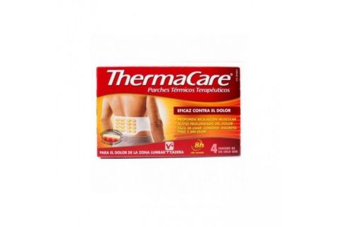 Thermacare Zona Lumbar y Cadera Parches para El Dolor 4uds