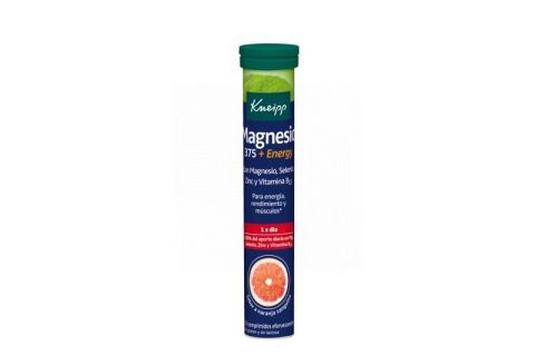 Kneipp Magnesio 375 Energy Sabor Naranja Sanguina 15 Comprimidos Efervescentes