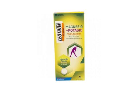 Leotron Magnesio + Potasio Efervescente 30 Comprimidos