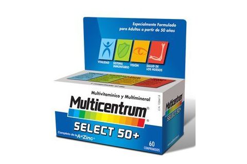 Multicentrum Select 50+ 30 Comprimidos