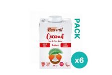 Ecomil Pack 6x Bebida de Coco Ecológica Nature 500ml