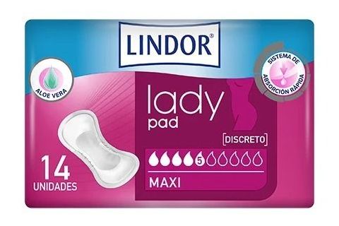 Lindor / Molicare Lady Pad Maxi 5 gotas 14 ud