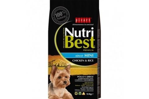 Picart Nutribest Adult Mini Pollo y Arroz 3 Kg