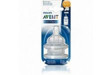 Philips Avent Tetina Classic Silicona Flujo Rápido +6m 2 Uds