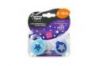 Tommee Tippee Chupete Night Time 6-18M 2uds