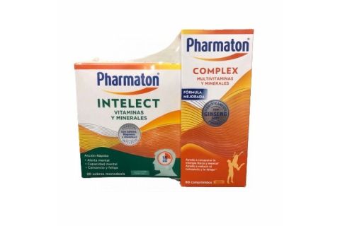 Pharmaton Cómplex 60 Cäpsulas + Pharmaton Intelect 20 Sobres