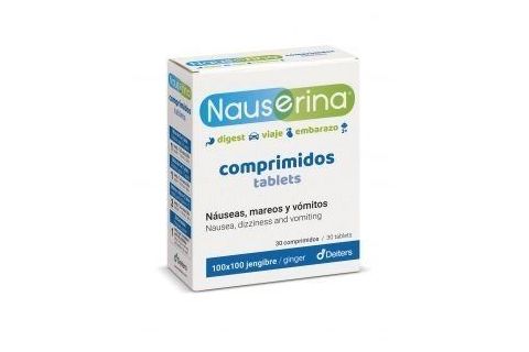 Nauserina Anti Náuseas Mareos y Vómitos 30 Comprimidos
