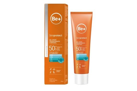 Be+ Skinprotect Gel Sport Transparente Corporal SPF50+ 75ml