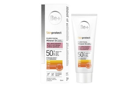 Be+ Skinprotect Fluído Facial Mineral Piel Intolerable SPF50+ 50ml