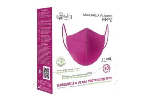 SFG Mascarilla Ultra Protección FFP2 Fucsia 1ud