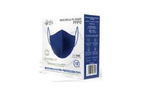 SFG Mascarillas Ultra Protección FFP2 Azul Marino 1ud
