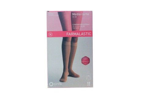 Farmalastic Media Corta Comp Normal Beige T-g 1ud