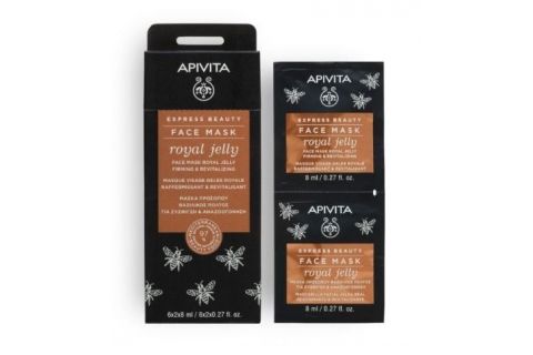 Apivita Mascarilla Facial Reafirmante y Revitalizante Jalea Real 2 8ml