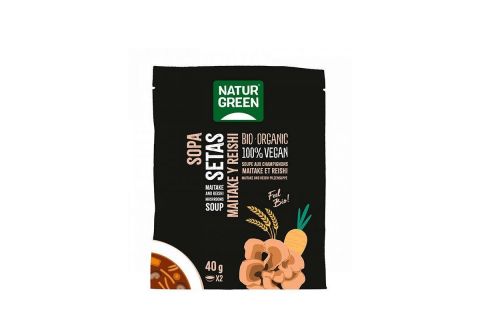 NaturGreen Sopa de Setas Maitake y Reishi Bio 40gr