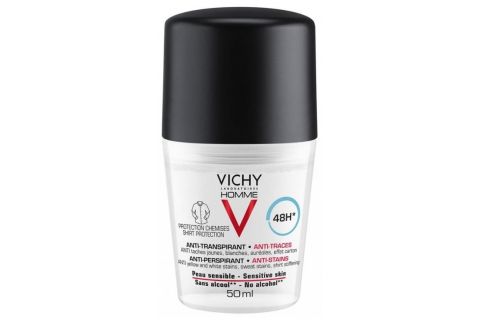 Vichy Homme Antitranspirante Antimanchas Hombre Roll-On 50ml