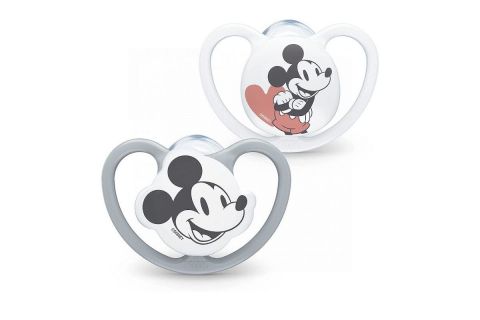 Nuk Chupete Silicona Space Mickey 0-6M 2uds