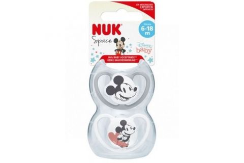 Nuk Chupete Silicona Space Mickey 6-18M 2uds