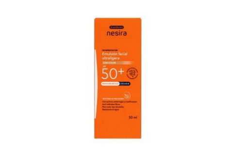 Acofarma Nesira Emulsión Facial Ultraligera con Color SPF50+ 50ml