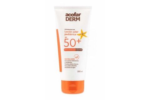 Acofarderm Loción Solar Pediátrica SPF50+ 200 Ml