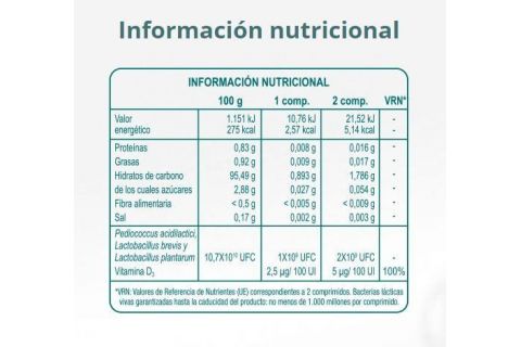 Lactoflora Salud Bucodental Sabor Menta 30 Comprimidos