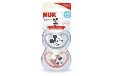 Nuk Chupete Silicona Space Mickey 0-6M Niña 2uds