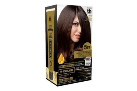 TH Pharma Kit Tinte en Casa V-Color Nº5.57 Castaño Claro Caoba Violeta