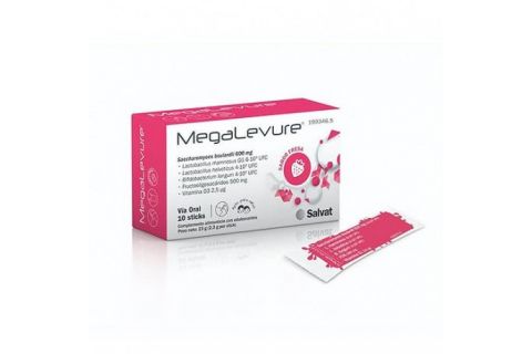Megalevure 10 Sticks Sabor Fresa