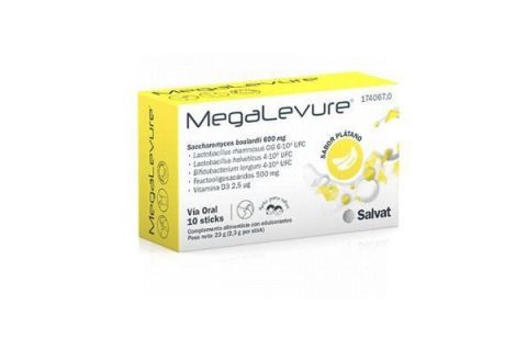 Megalevure 10 Sticks Sabor Plátano