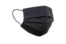 Mascarillas Quirúrgicas Negra IIR 10uds