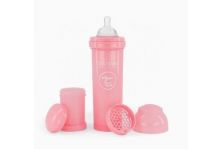 Twistshake Biberón Anticólico Color Rosa 330ml