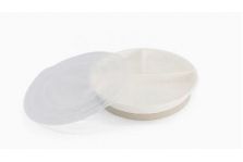 Twistshake Plato Dividido Color Blanco +6M