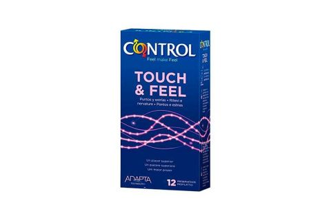 Control Preservativos Sensual Dots & Lines 12 uds