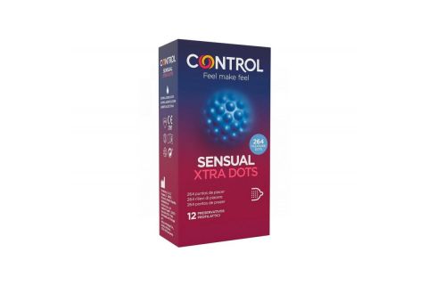 Control Sensual Xtra Dots 12 uds