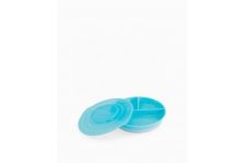 Twistshake Plato Dividido Color Azul +6M