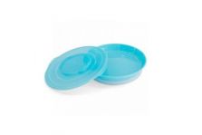 Twistshake Plato Dividido Color Azul +6M