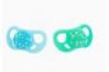 Twistshake Chupete Orthodontic +6M Color Azul y Verde 2uds