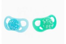 Twistshake Chupete Orthodontic +6M Color Azul y Verde 2uds