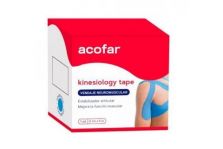 Acofar Kinesiology Tape Vendaje Neuromuscular Color Azul 5cm x 5m