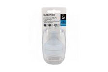 Suavinex Tetina Fisiológica Silicona Flujo M +3M 2uds