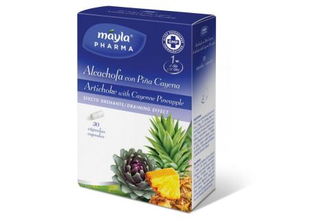 Mayla Alcachofa con Piña Cayena 30 Cápsulas