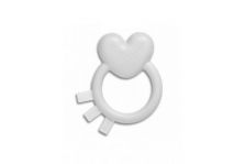 Suavinex Sonajero Corazón Basic Blanco