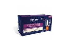 Phyto Phytocyane Tratamiento Anticaída Mujer Progresive 12 Ampollas.