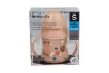 Suavinex Biberón con Asa Entrenamiento Silicona +4M 150ml