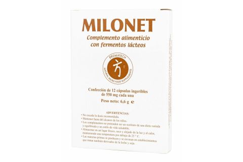 Milonet 12 Cápsulas