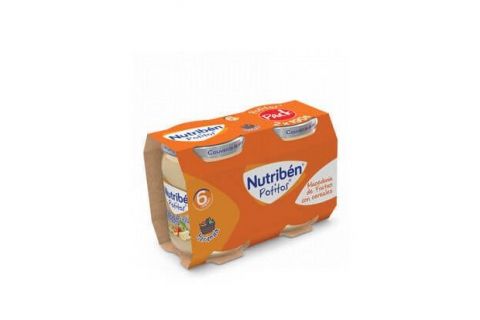 Nutribén Porito Macedonia de Frutas con Leche 2 x 190gr
