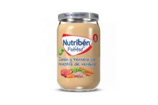 Nutribén Potitos Jamón y Ternera con Menestra de Verduras 235gr