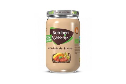Nutribén Eco Potito Macedonia Frutas Ecológicas 235gr