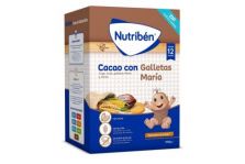 Nutribén Papilla Cacao Galletas María 500 gr